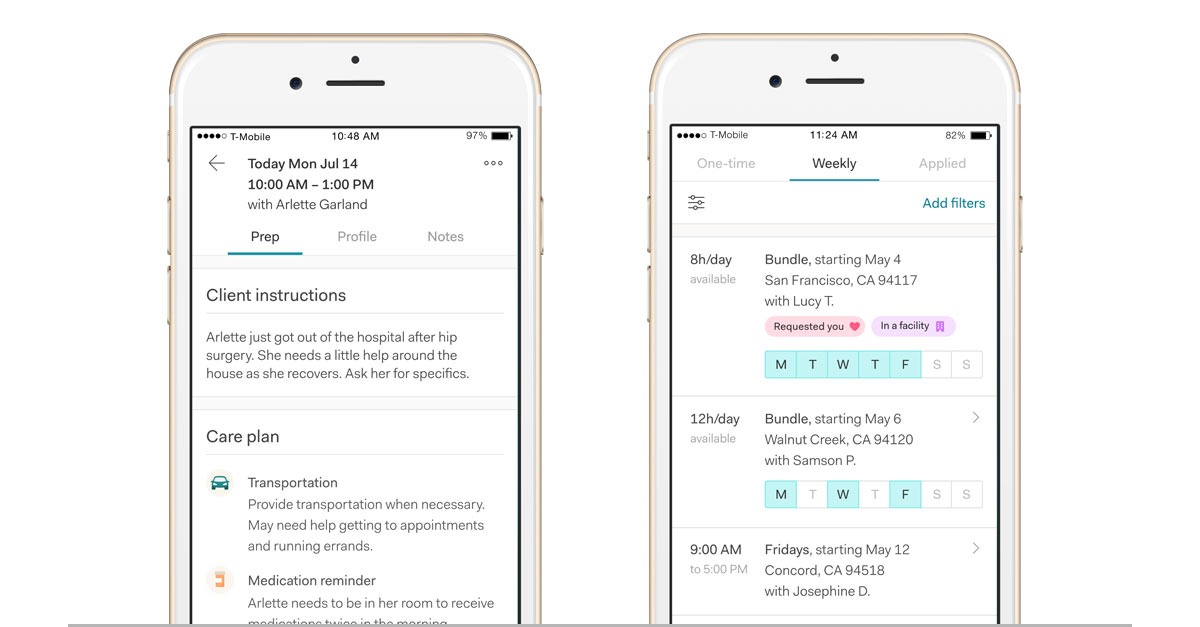 Giving caregivers agency to choose the best client fit for them has helped us improve caregiver retention.